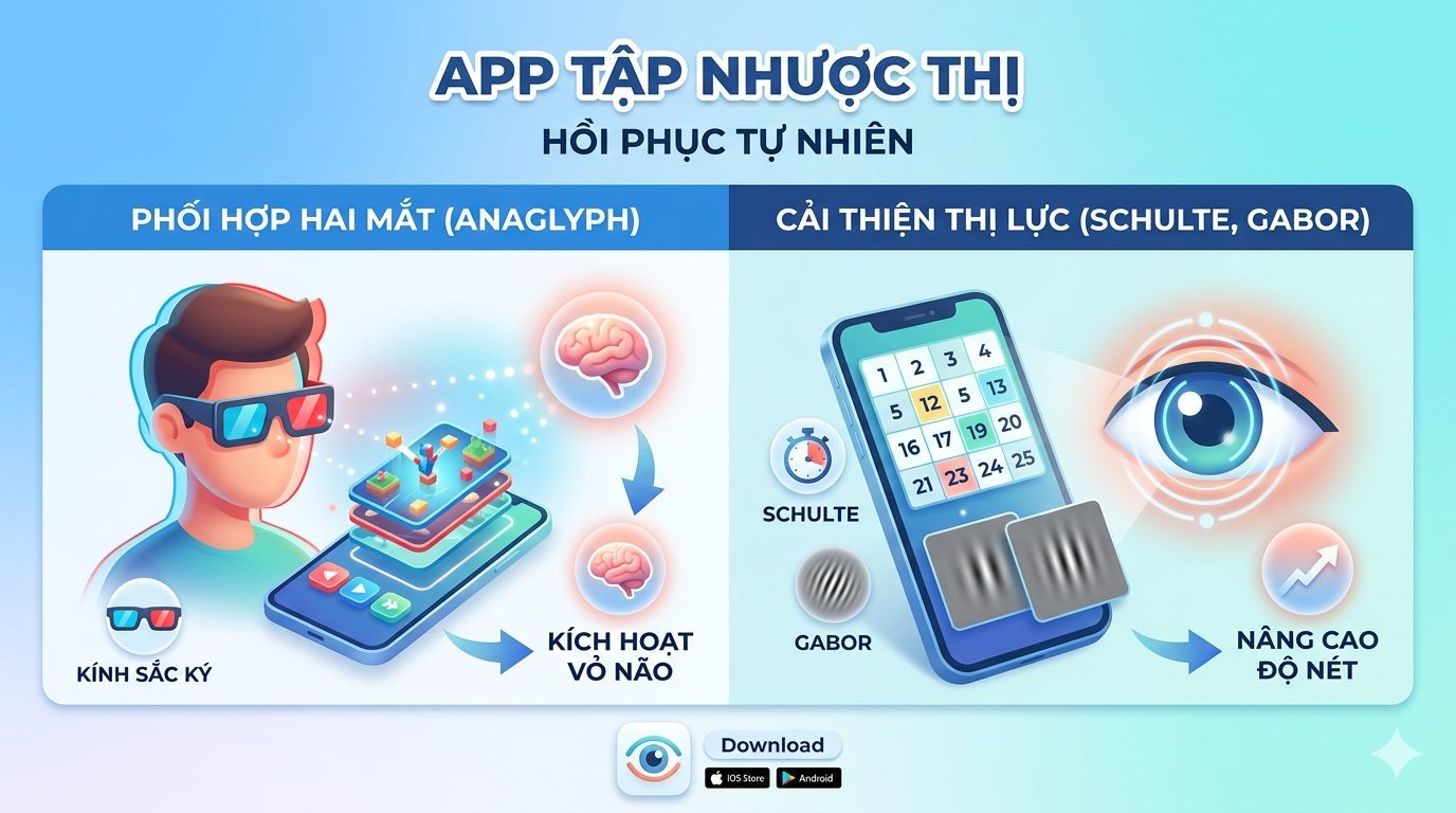 Phần mềm tập Nhược Thị thế hệ mới